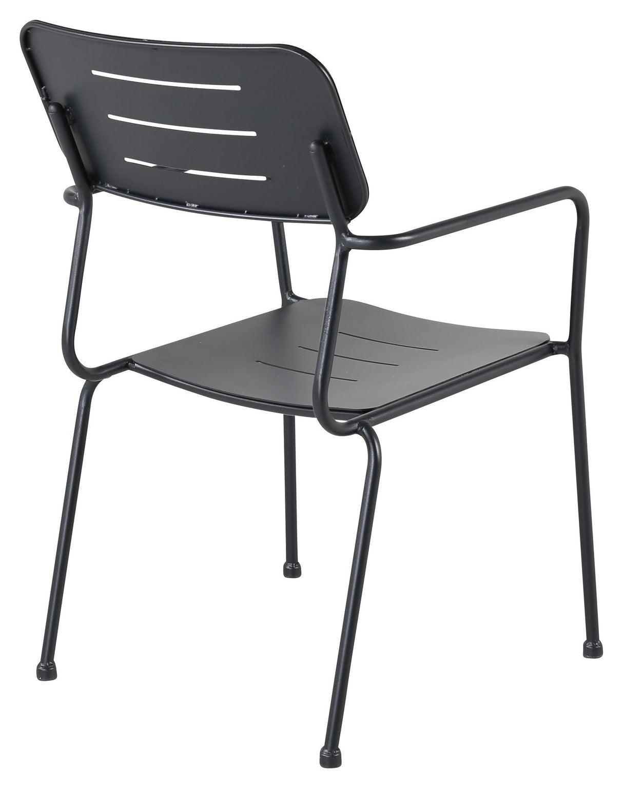 Nicke Garden Chair w. arm, black