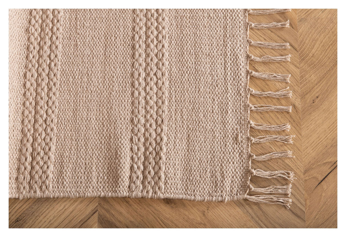 Nico Cotton Runner, 80x250, Beige