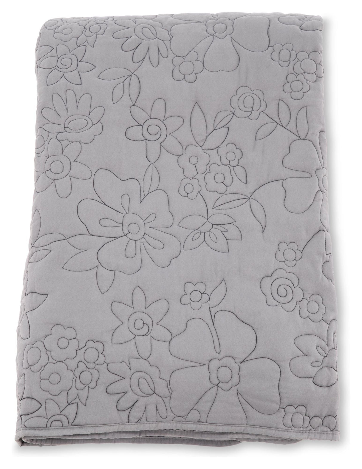 Niki Bedspread 150x250 - Light gray