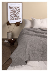 Niki Bedspread 150x250 - Light gray