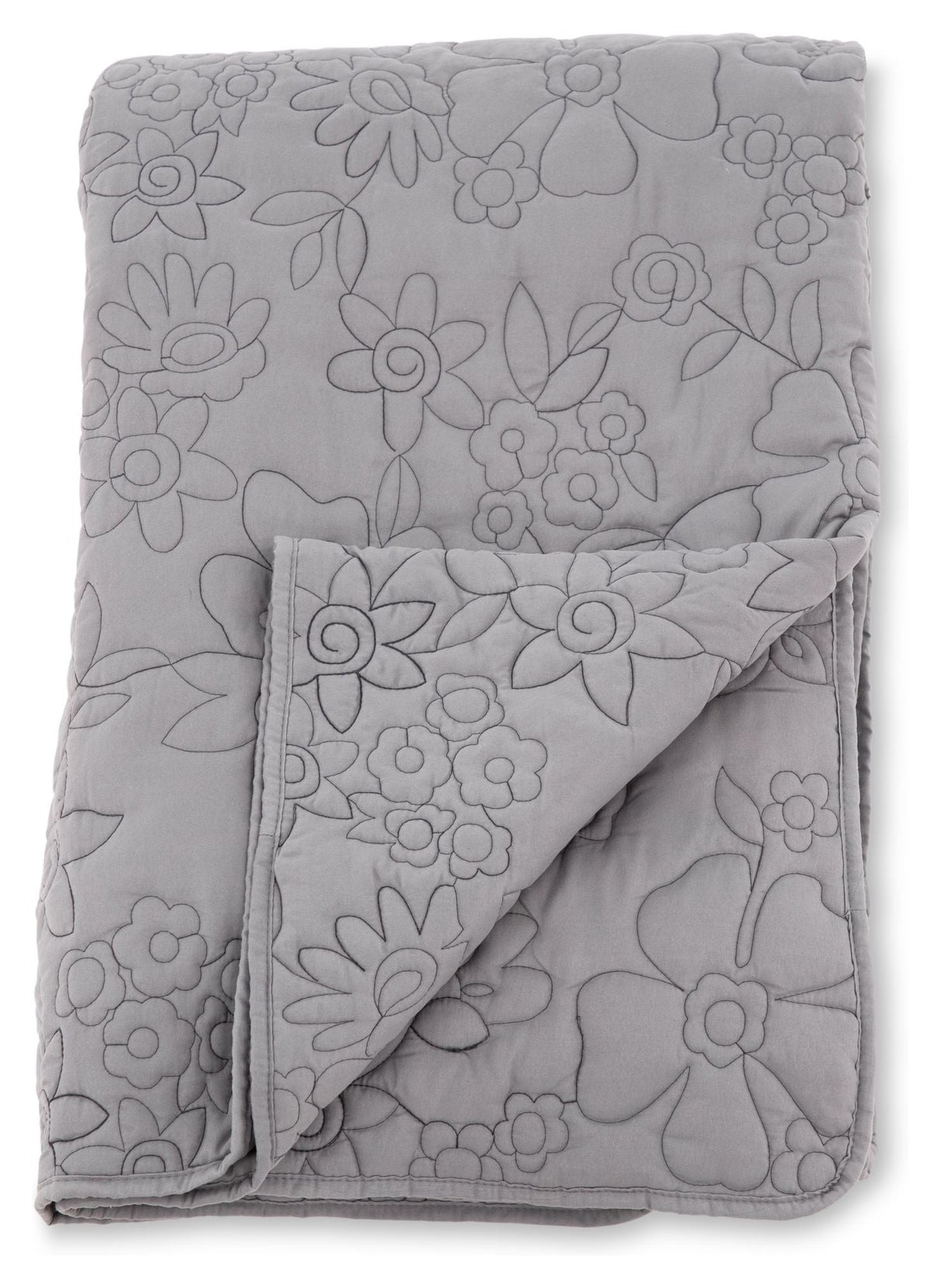 Niki Bedspread 180x260 - Light gray