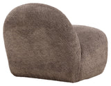 Omaha Lounge Chair ,Brown Bouclé