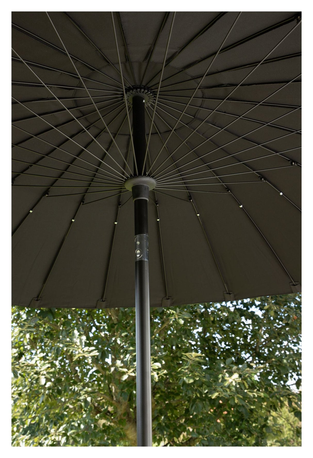 Palmetto Parasol w. tilt - Black