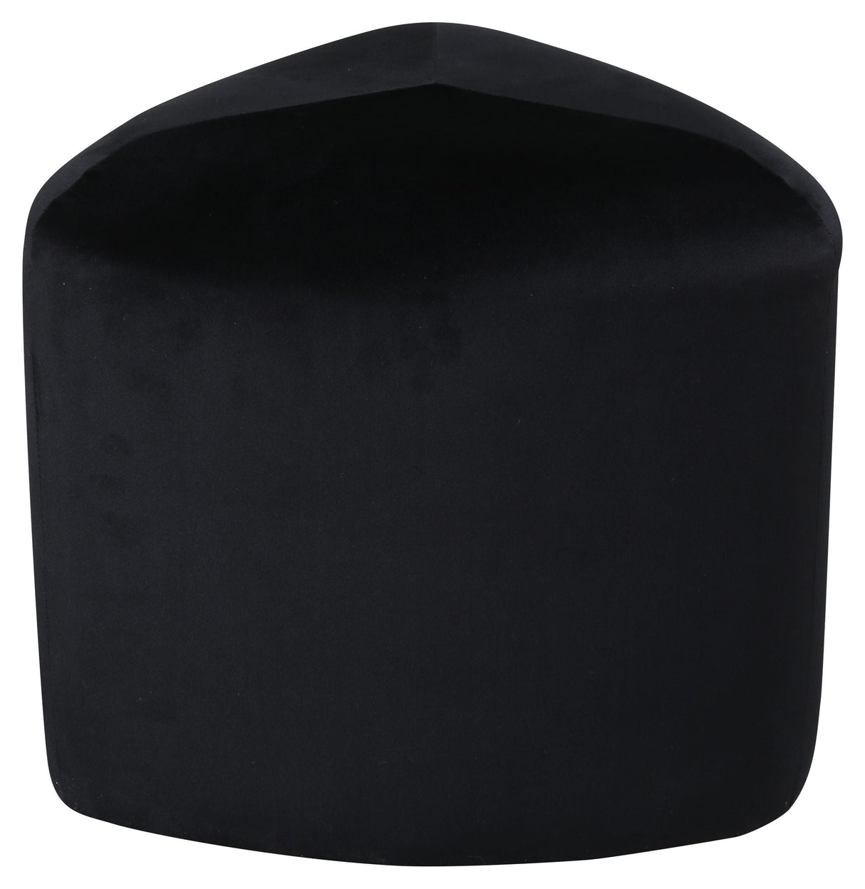 Peg Pouf, Black Velvet