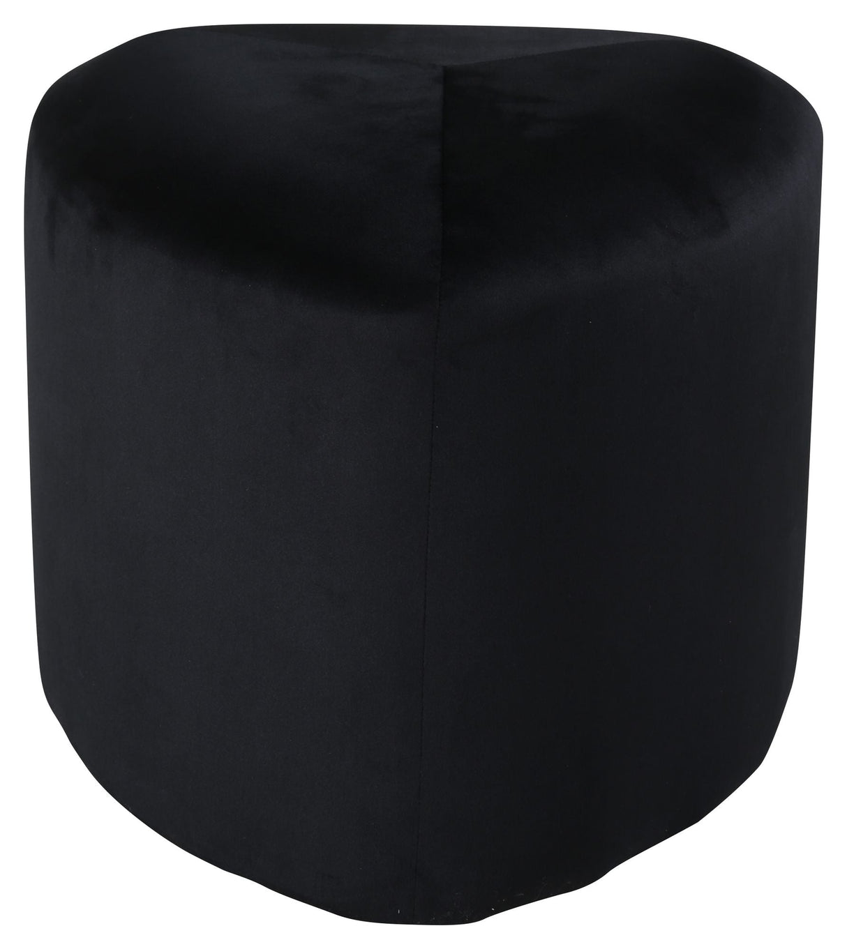 Peg Pouf, Black Velvet