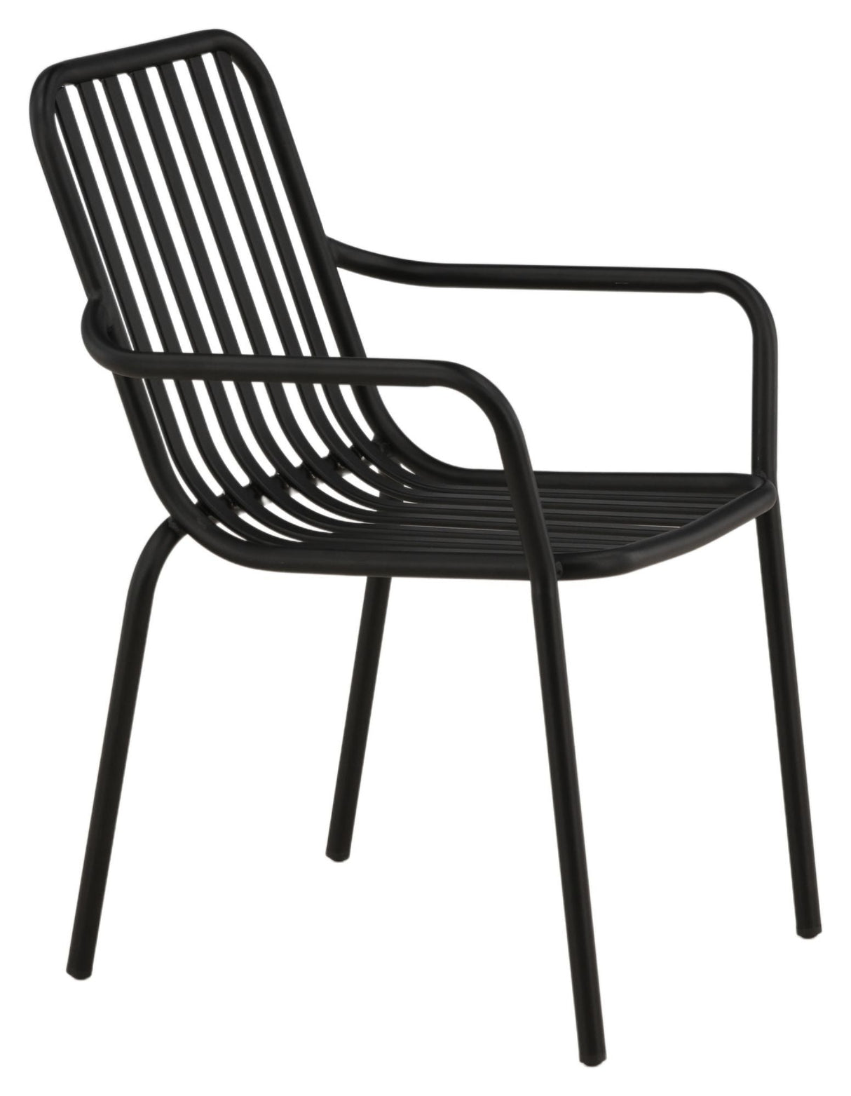 Peking Garden Chair, Black Alu