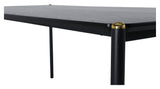 Pelle Dining Table, 190x90, Black