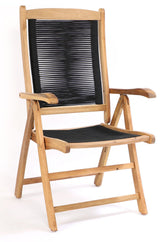 Peter Chair, Black Rope/Acacie