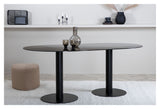 Pillan Dining Table Oval, Black, 180x100