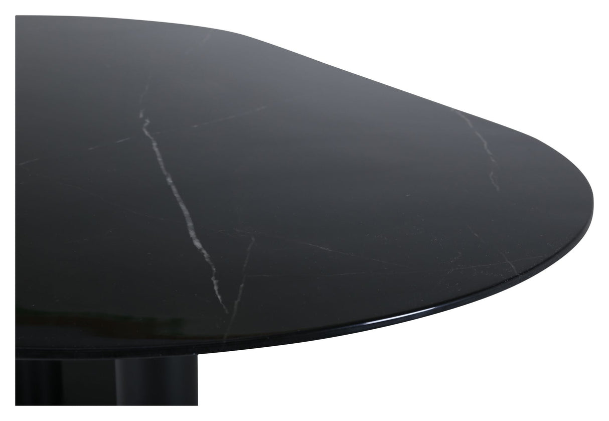 Pillan Dining Table Oval, Black, 180x100