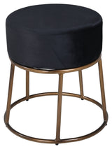 Pippi Pouf, Black Velvet, copper