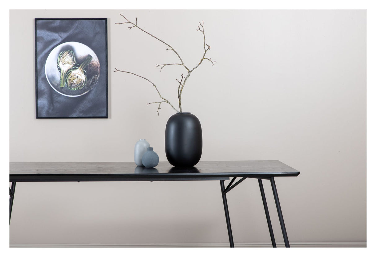 Pippi Dining Table, 190x90, Black