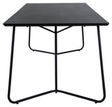 Pippi Dining Table, 190x90, Black