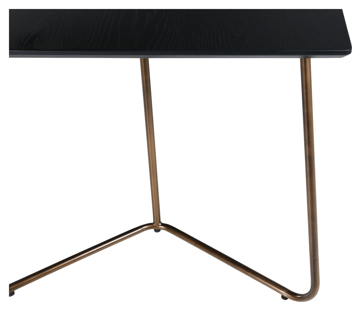 Pippi Dining Table, 190x90, Black/Copper