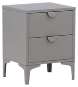 Piring Bedside Table - Light Gray