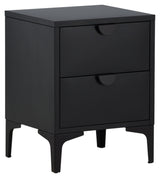 Piring Bedside Table - Black