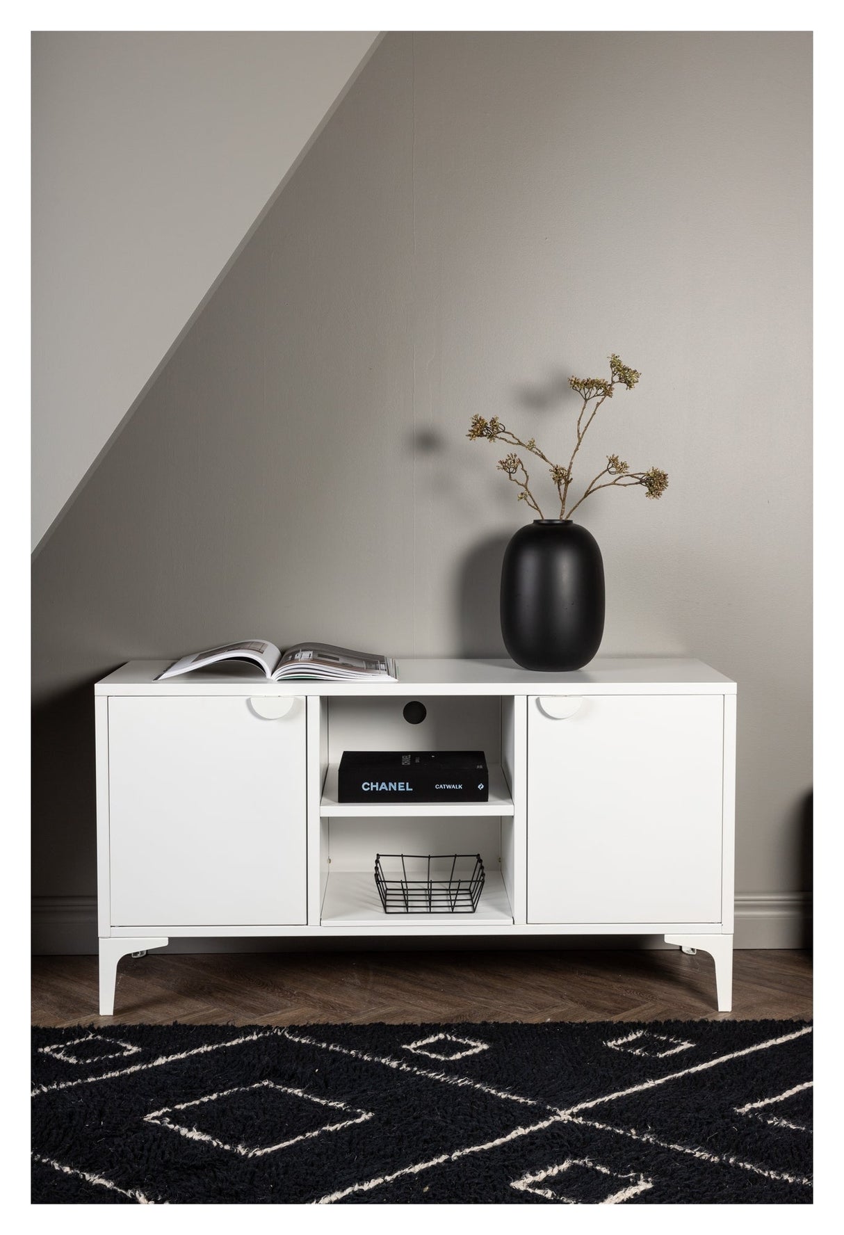 Piring TV Table - White