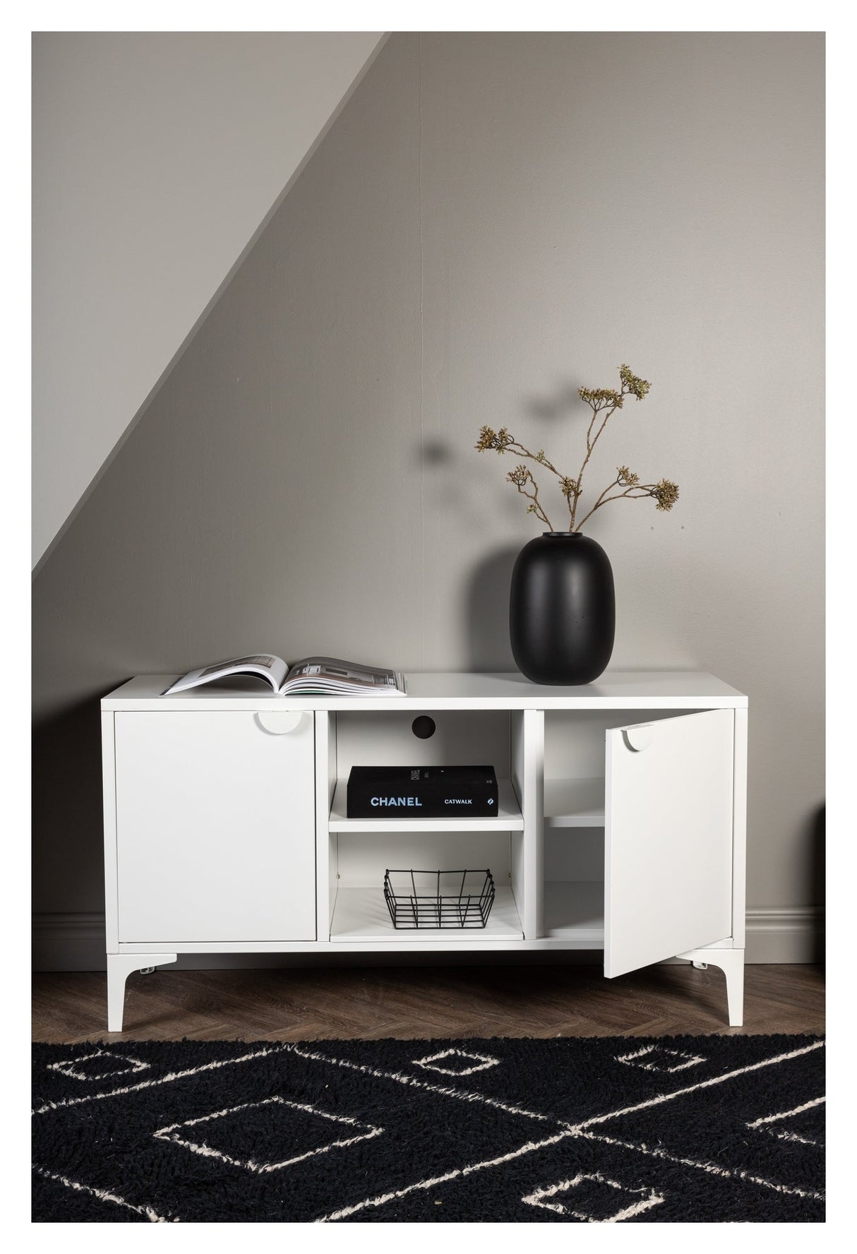 Piring TV Table - White