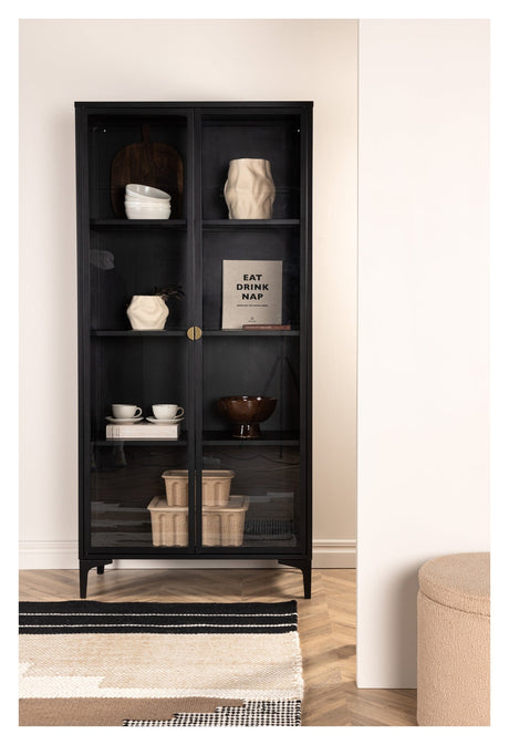 Piring Wine Cabinet - Black