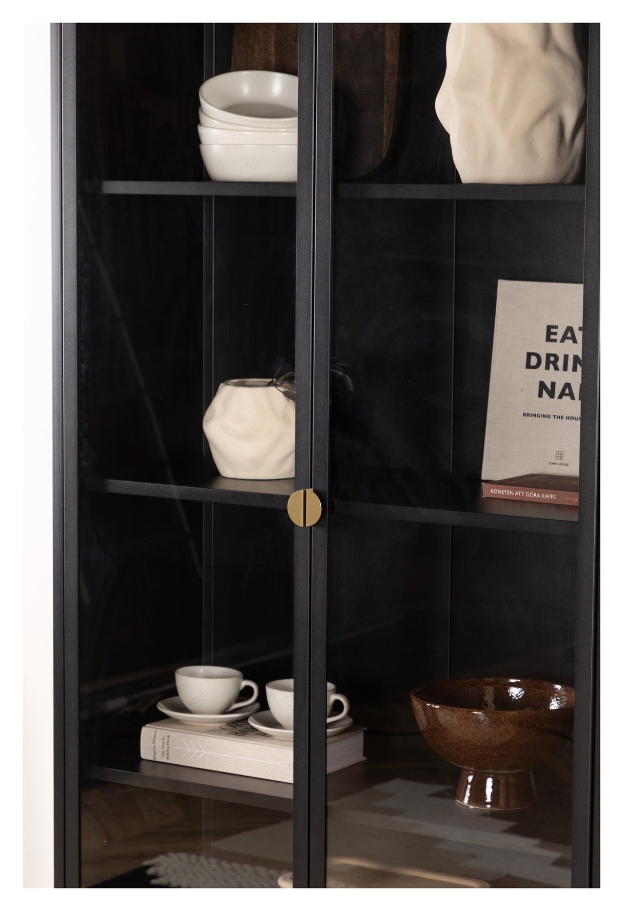 Piring Wine Cabinet - Black