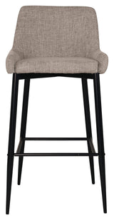 Plaza Barstool, Beige/Black