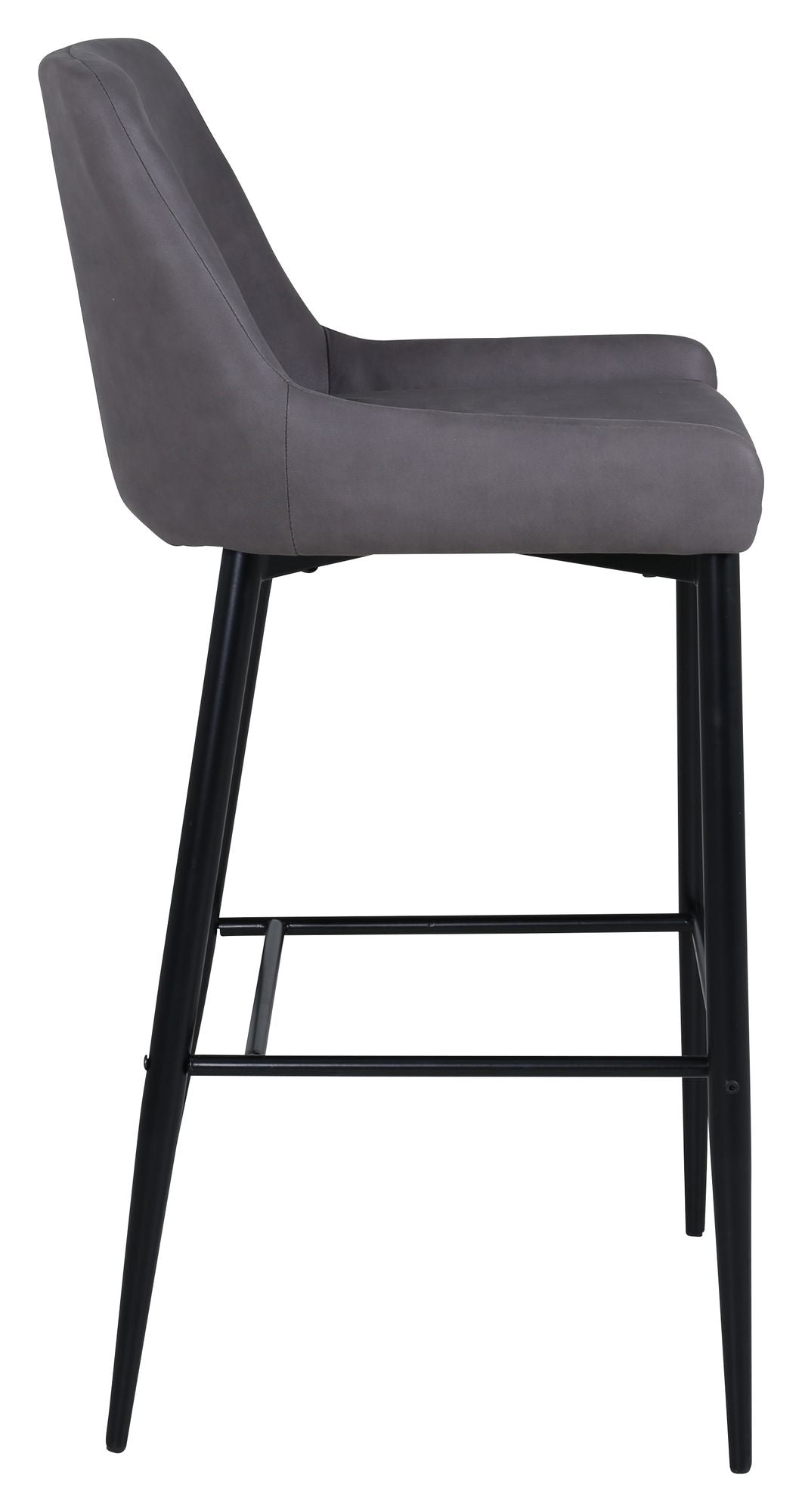 Plaza Barstool, Gray/Black