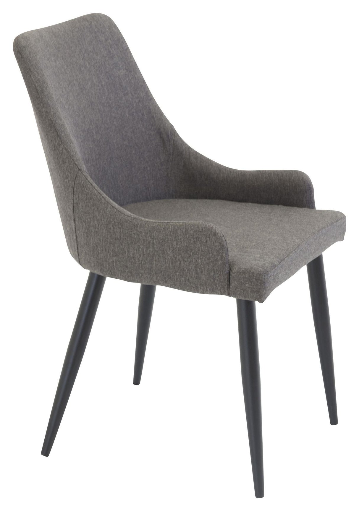 Plaza Dining Chair, Gray Fabric