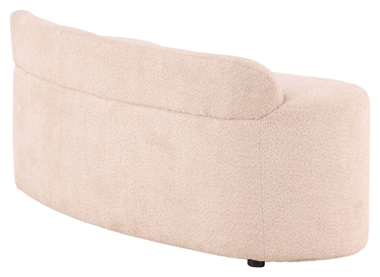 Pocatello 2-seater sofa - White Bouclé