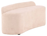 Pocatello 2-seater sofa - White Bouclé