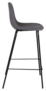 Polar Bar Chair, Gray/Black