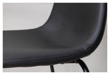 Polar Bar Chair, Black Leatherette