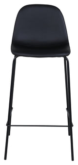 Polar Bar Chair, Black Leatherette