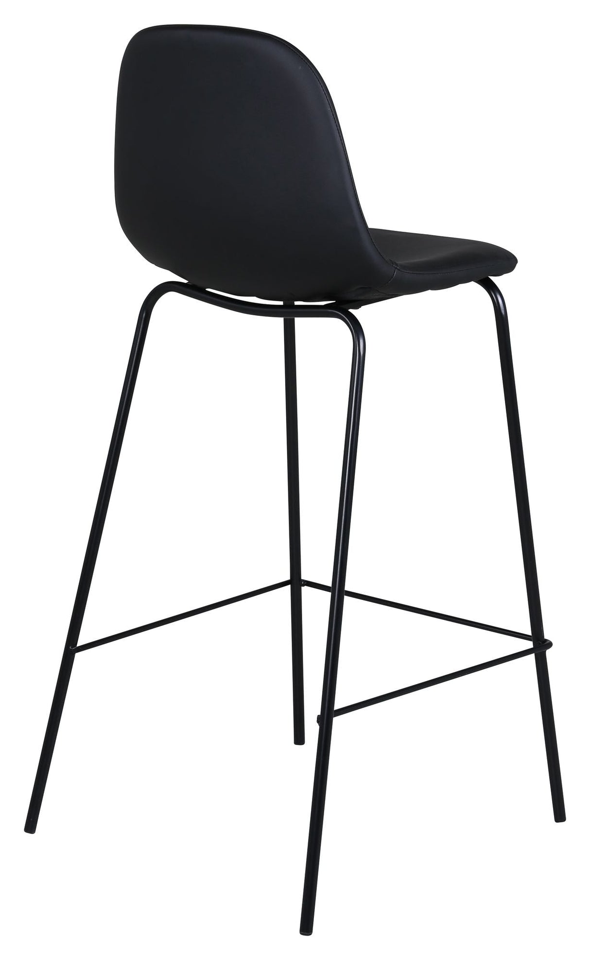 Polar Bar Chair, Black Leatherette