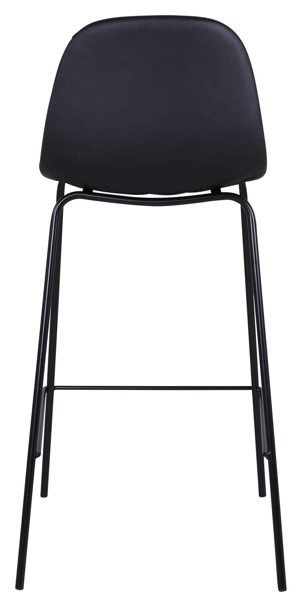 Polar Bar Chair, Black Leatherette