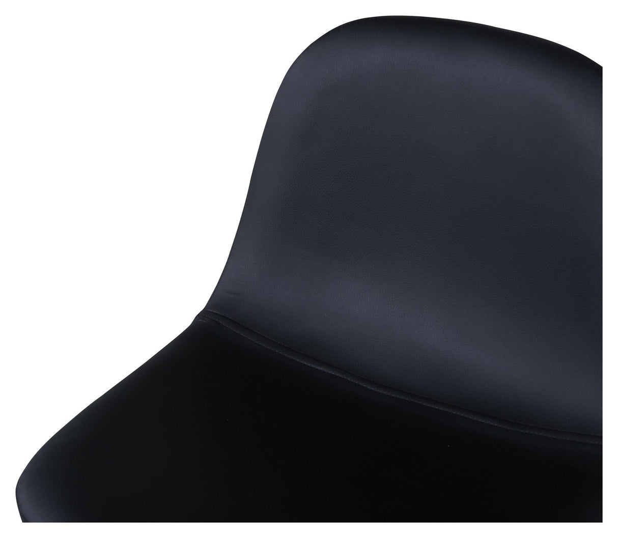 Polar Bar Chair, Black Leatherette