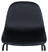 Polar Bar Chair, Black Leatherette