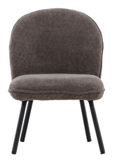 Polar Lounge Chair, Steel, Gray