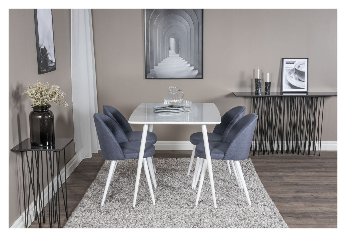 Polar Dining Table, White, 120x80