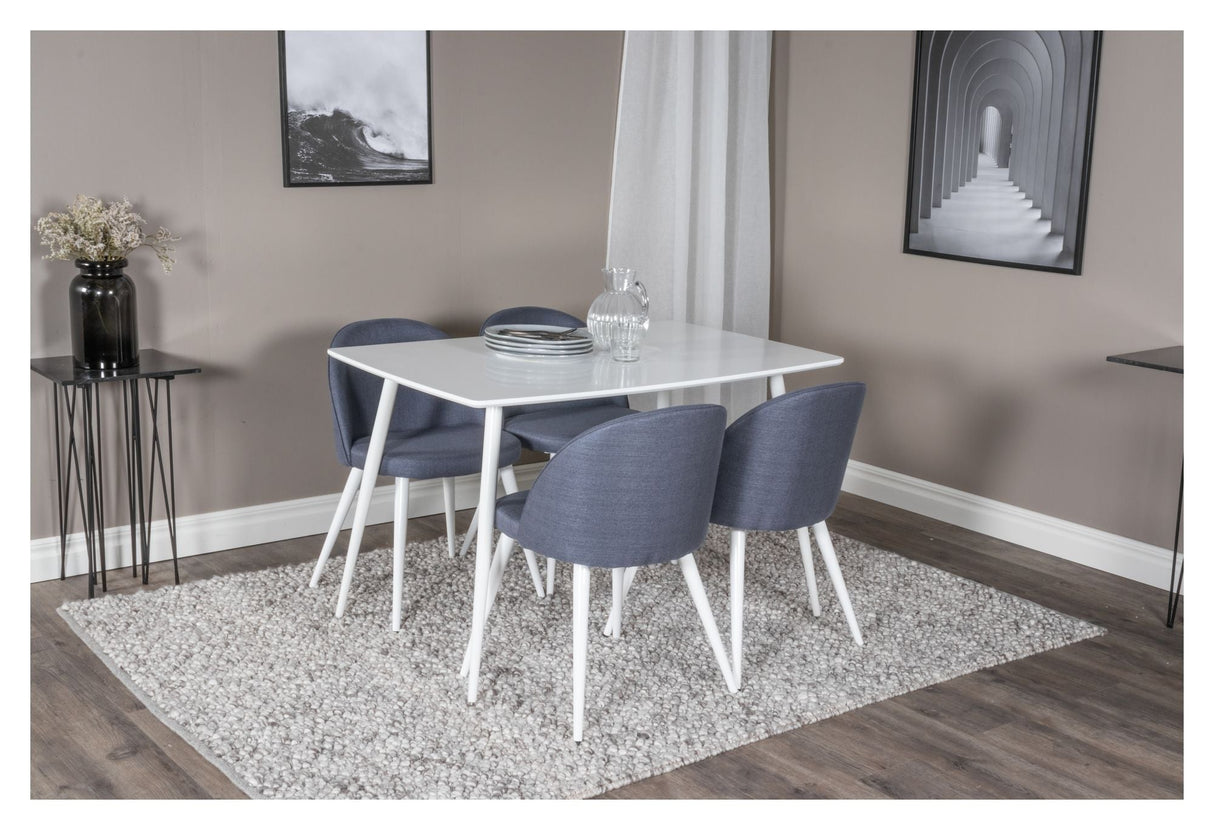 Polar Dining Table, White, 120x80