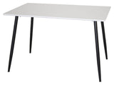 Polar Dining Table, Black & White, 120x75