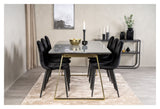 Polar Dining Chair, Black Velvet