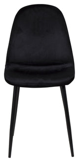 Polar Dining Chair, Black Velvet