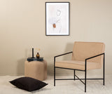 Rakel Lounge Chair, Beige Teddy