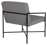 Rakel Lounge Chair, Gray Teddy