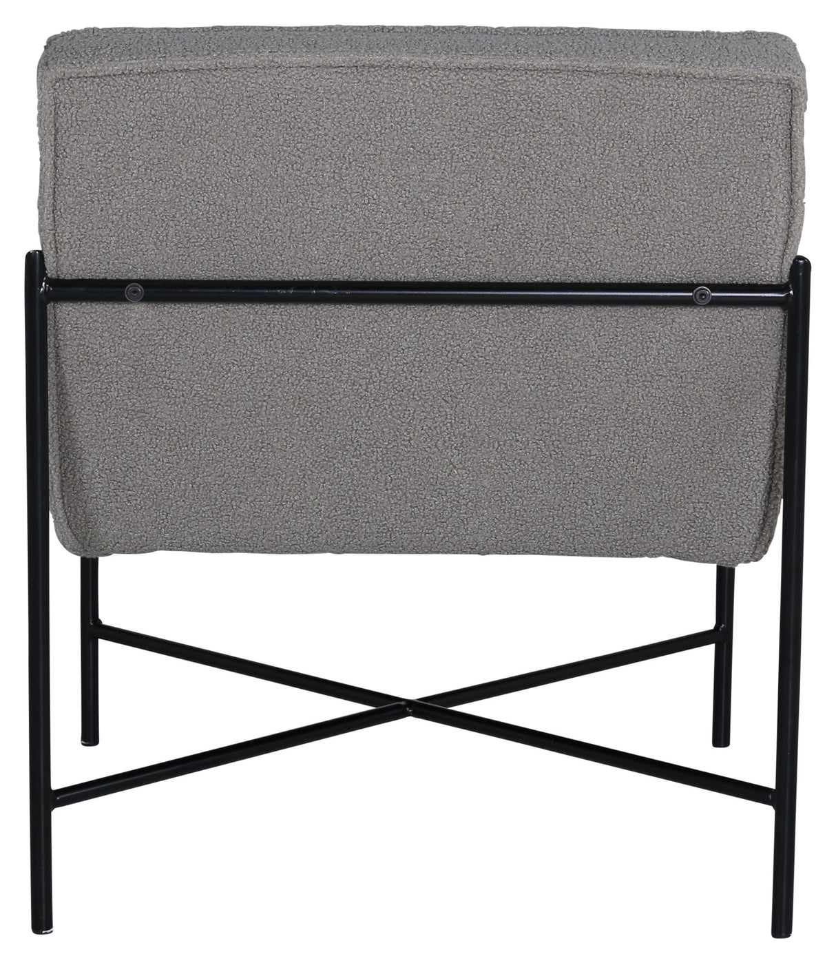 Rakel Lounge Chair, Gray Teddy