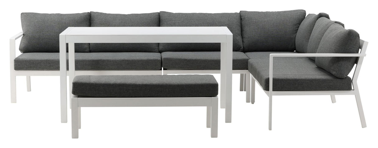 Ramos Lounge Bed - White/Gray