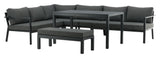 Ramos Lounge Bed - Black/Gray