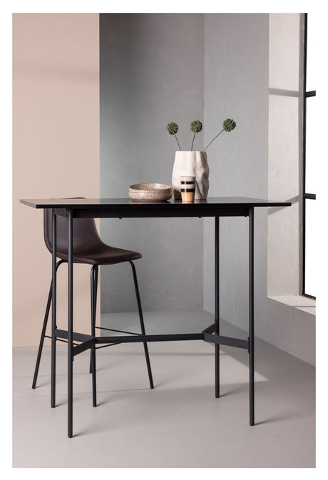 Rax Bar Table 120x60, Black, Black MDF