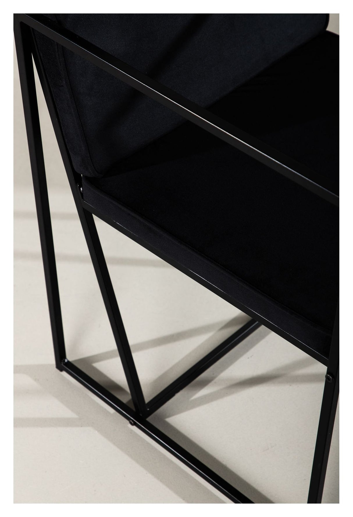 Richmond Dining Chair - Black velvet