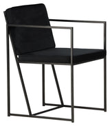 Richmond Dining Chair - Black velvet